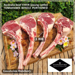 Beef rib TOMAHAWK Australia STEER (young cattle) DIAMANTINA frozen portioned 1 rib +/- 1.6kg (price/kg)